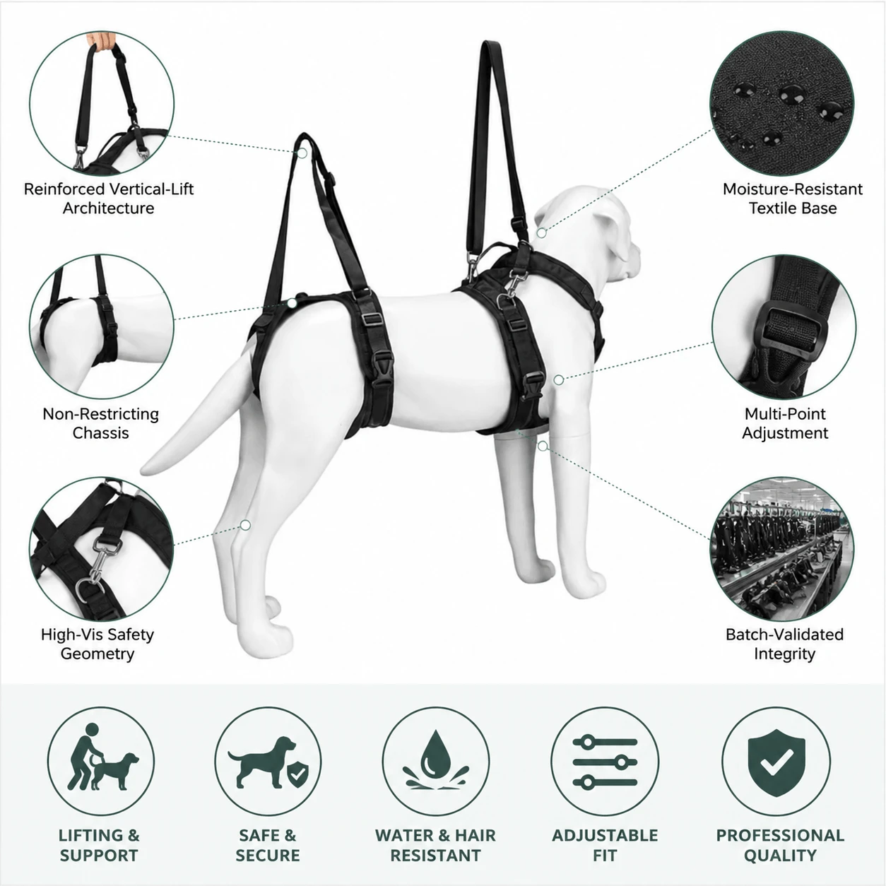 grooming harness grooming harness